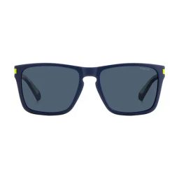 Polaroid Blue UV Protection Rectangular Unisex Sunglasses-image-70