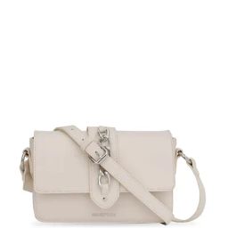 United Colors of Benetton Aylin White PU Solid Sling Handbag-22