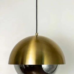 Whispering Homes Golden Globe Hanging Light-image-75