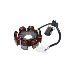 Deutsche Stator/Coil Plate Assembly for Hero Glamour Fi (31KTR9) (8 Pole), DEUS-1350HA-19