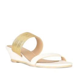 Bata Women's White Casual Wedges-11