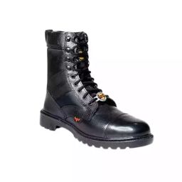 Kalibar Steel Toe Army Shoes PU Sole UK 10 Black-image-7