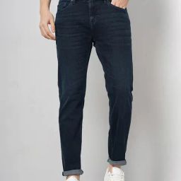 celio celio* Dark Blue Slim Fit Lightly Washed Jeans-picture-3