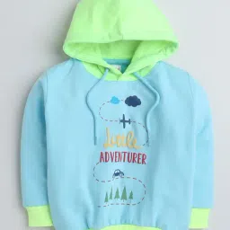Bumzee Kids Sky Blue & Light Green Printed Full Sleeves Sweatshirt-image-60