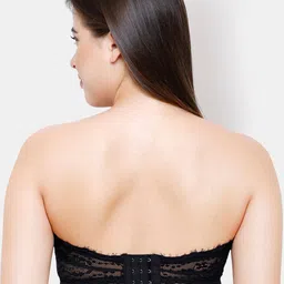 NOIRA Pack Of 2 Non-Wired All Day Comfort Lightly Padded Bandeau Cotton Bra image 3