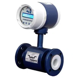 TECHNISTERS Mild Steel 200 mm Electomagnetic Flow Meter, T-MAG-MS02-24