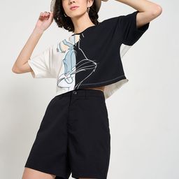 Honey by Pantaloons Print Extended Sleeves Cotton Crop Top-picture-19