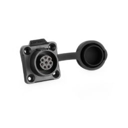 LP-16 8 Pin Female Soldering Type Floating Power Socket with Plastic Shell IP67 250V 5ALP-16 8 Pin Female Soldering Type Floating Power Socket with Plastic Shell IP67 250V 5A image 1