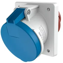 Mennekes 1147 Standard 63 A Panel Mounted Receptacle 3p 230V-47