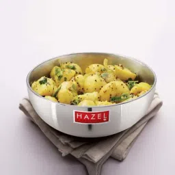 HAZEL Silver Aluminium Induction Base Tansara Pots Pans (1.85 L)-picture-19