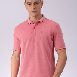 The Indian Garage Co Men Solid Polo Collar T-shirt-image-85