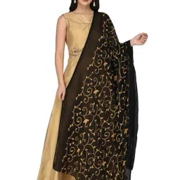 Dupatta Bazaar Black Dupatta-image-60