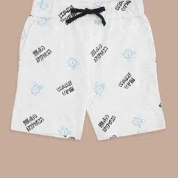 Pantaloons Junior Kids Grey Cotton Printed Shorts-picture-35