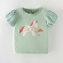 LULU & SKY Print Puff Sleeve Top-picture-49