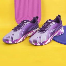 Campus Women's CAMP STREAK Purple Running Shoes-11