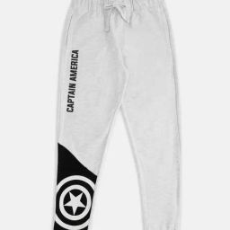 Pantaloons Junior Grey Printed Trackpants-picture-14