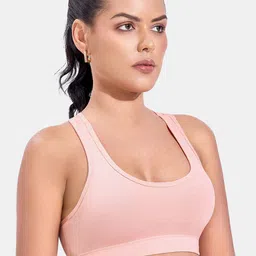 SKDREAMS Full Coverage Non Padded Non-Wired Cotton Workout Bra-All Day Comfort-38