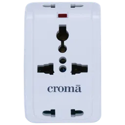 Croma 6 Amps 3 Way Multiplug (Power Supply LED Indicator, CRSP3NPSPA264301, White)-4