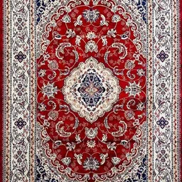 Samjeeda Handloom carpets Red Geometric Anti-Skid Cotton Carpet-image-43