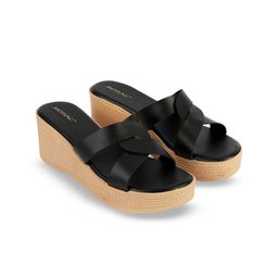 MOSAC Women Embellished Round Toe Platform Sandals-30