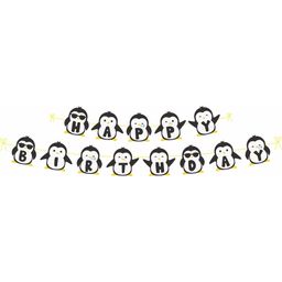 Untumble Penguin Theme Birthday Decoration 92 cm Happy Birthday Buntings Black - Pack of 1-image-9