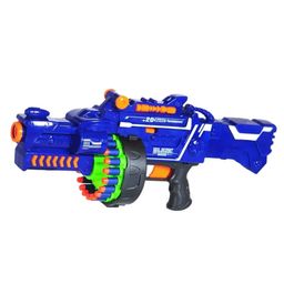 NEGOCIO New Battery Operated Crazy Machine Gun Blaster with 40 Foam Bullets (Color May Vary)-0