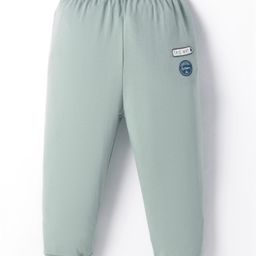 Ollypop Interlock Full Length Lounge Pants With Text Print - Light Grey-picture-12