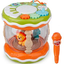 Toysire Musical Waist Drum with A Microphone Light & Music for Toddlers - Color May Vary-16