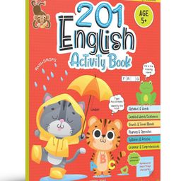 201 English Activity Book - Fun Activities and Grammar Exercises For Children: Alphabet & Words, Rhyming & Opposites Activity Book Pack of 1, English-11