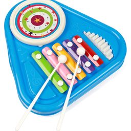 Prime 3 in 1 Drum & Xylophone Band Set - Blue-34