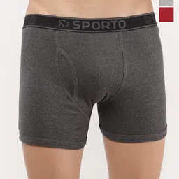 Sporto by Macho Pack Of 3 Cotton Breathability Trunk-picture-18