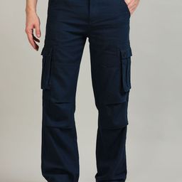 THE BEETEL HOUSE Men Tailored Cargos Trousers-image-50