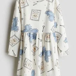 H&M Printed Cotton Dress-49