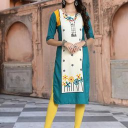 Ethnic basket Women Multicoloured Kurtas-picture-18