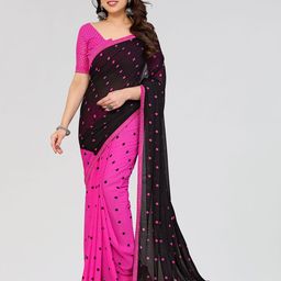 Moda Rapido Polka Dot Printed Saree-image-85