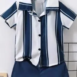 Ocvito Boys Striped Shirt with Shorts-picture-22