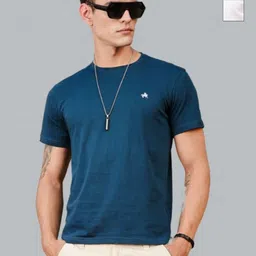 Parcel Yard Men Pack of 2 Stretchex Solid Round Neck Cotton T-shirts-image-89