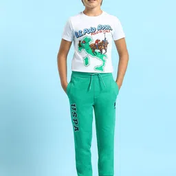 U.S. Polo Assn. Kids Infant Boys Pure Cotton Joggers-image-70