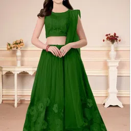 F Plus Fashion Multi Net Lehenga Choli-picture-15