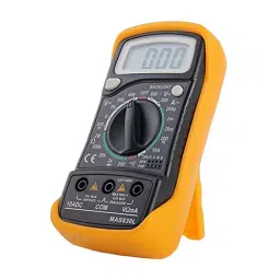 TECHDELIVERS UNITY MAS830L Digital Multimeter with Backlight LCD with Rubber Back Cover, 0619Y3EGX65-19