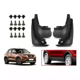 Auto Pearl Front and Rear Mud Guard For Toyota Urban Cruiser (Black) Set of 4 Pcs-28