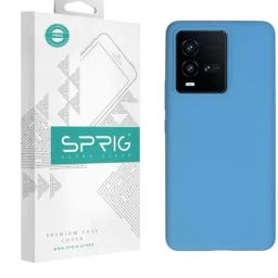Sprig Liquid Silicone Back Cover for IQOO 9T 5G (Blue)-image-69