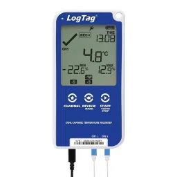Logtag Data Logger, Temperature, 2Ch, Lcd, UTRED30-16 KIT-12