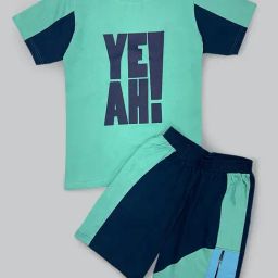 Nite Flite Kids Multi Cotton Printed Top and Shorts-image-57