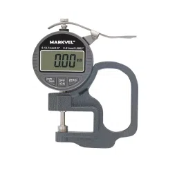 Markvel 0-12.7 mm Range Alloy Steel Dial Thickness Gauge, 524-0112-46