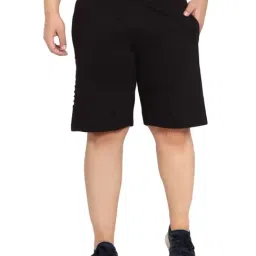 Melon by PlusS Black Cotton Regular Fit Shorts-picture-45