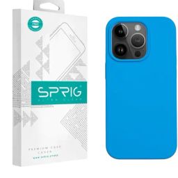 Sprig Liquid Silicone Back Cover for APPLE iPhone 14 Pro (Blue)-image-66