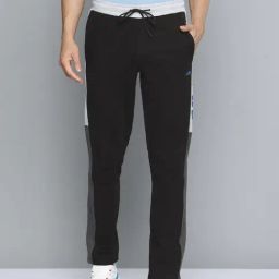Alcis Black Slim Fit Printed Trackpants-image-42