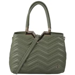Mochi Green Quilted Medium Handbag-26