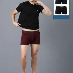 Force NXT Multicolored Cotton Regular Fit Trunks - Pack Of 3-image-0